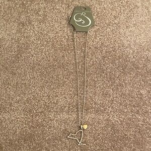 Silver and Gold Pendant Necklace